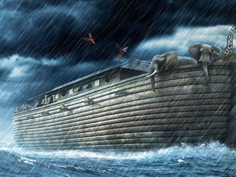 noah's ark lent baptism 40 days 1st sunday lent B flood