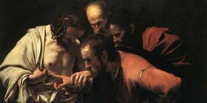 Doubting Thomas Divine Mercy Sunday faith unbelief believe Tommaso l'incredulo Divina Misericordia domenica credere fede dubitare facebook
