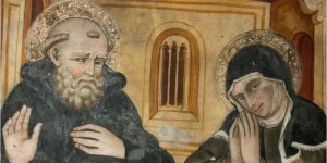benedict benedictine prayer monestary subiaco scholastica stability podcast option July 11 facebook