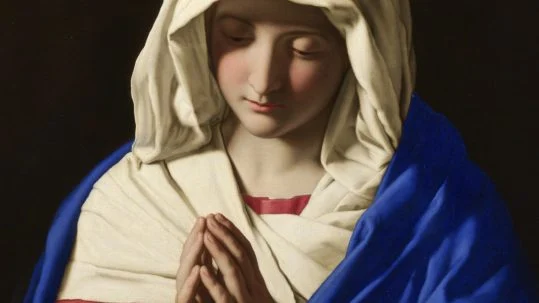 birthday nativity birth blessed virgin Mary Andrew of Crete September 8 theotokos mother of God Giovanni Battista Salvi da Sassoferrato