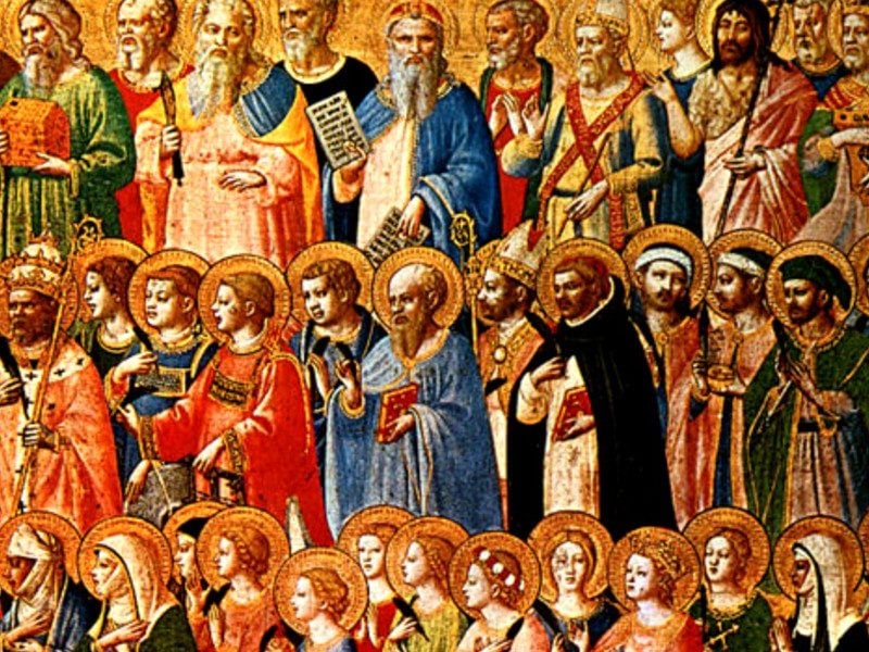 all saints day heaven november 1 holiness sanctity love saint fra angelico todos los santos amor santidad