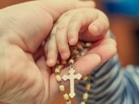 our lady rosary podcast Marian christ-centered prayer, mysteries, meditation contemplative unlocking power pray Hail Mary May october 7