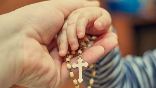 our lady rosary podcast Marian christ-centered prayer, mysteries, meditation contemplative unlocking power pray Hail Mary May october 7