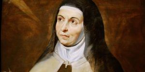 St. saint teresa avila friendship with Jesus contemplation contemplative prayer humanity Christ friend saints love October 15