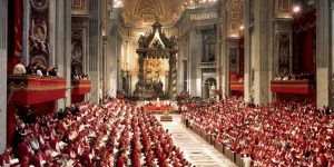 vatican II bishops in st. peters basilica