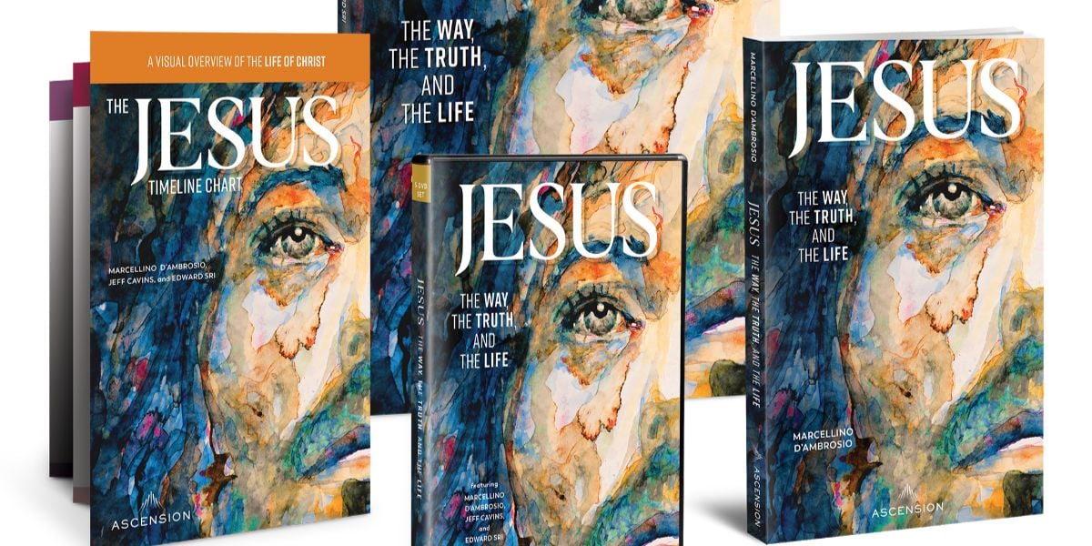 Jesus the way the truth and the life holy land series book dvd timeline bible study marcellino D'ambrosio Dr. Italy Ascension Press