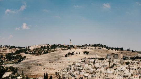 mount of olives Bethany podcast facebook lazarus