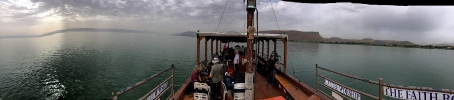 Crossing Sea of Galilee