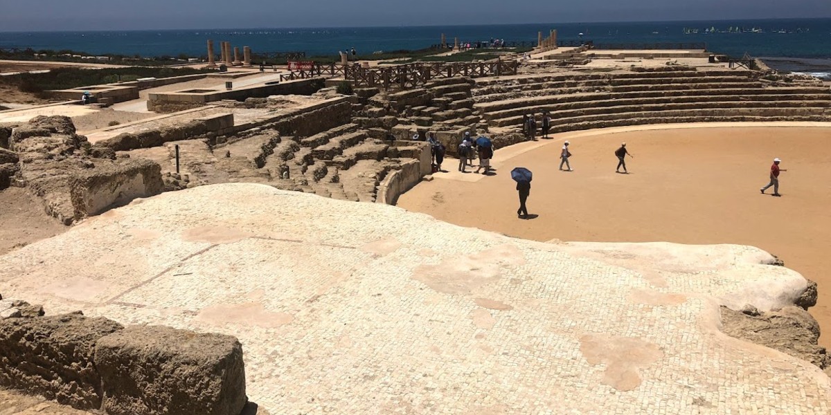 Caesarea Maritima acquaduct Herod's Mediterranean jewel