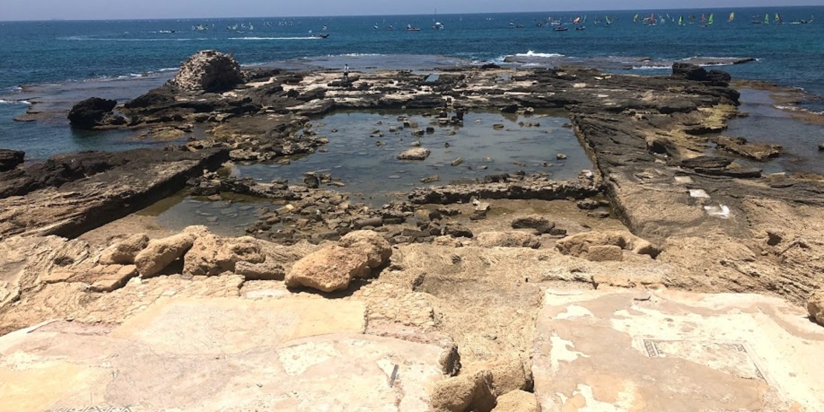 Caesarea Maritima acquaduct Herod's Mediterranean jewel