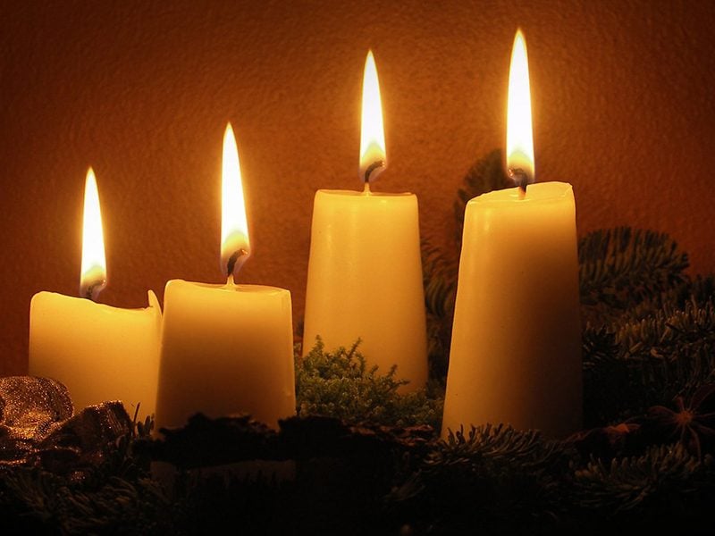 candle wreathe advent reason season prepare preparing coming first 1st sunday C