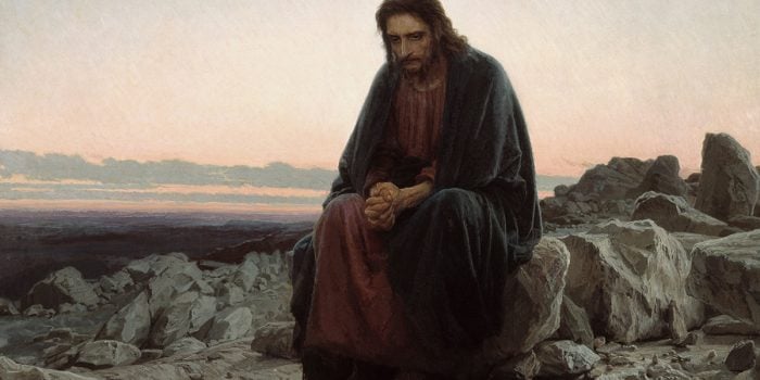 tempted by devil in desert temptation christ trials augustine body