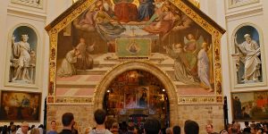Saint st. Francis of Assisi franciscan portiuncula our lady of the angels catholic pilgrimage