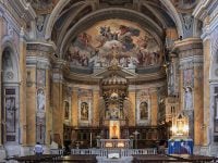 basilica san francesco st. francis assisi interior catholic pilgrimage italy