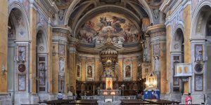 basilica san francesco st. francis assisi interior catholic pilgrimage italy