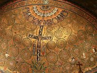 san clemente basilica apse mosaic cross tree of life clement rome