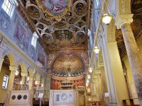 san clemente basilica interior ceiling clement rome