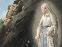 Lourdes, Mary, Immaculate Conception, 1200×600