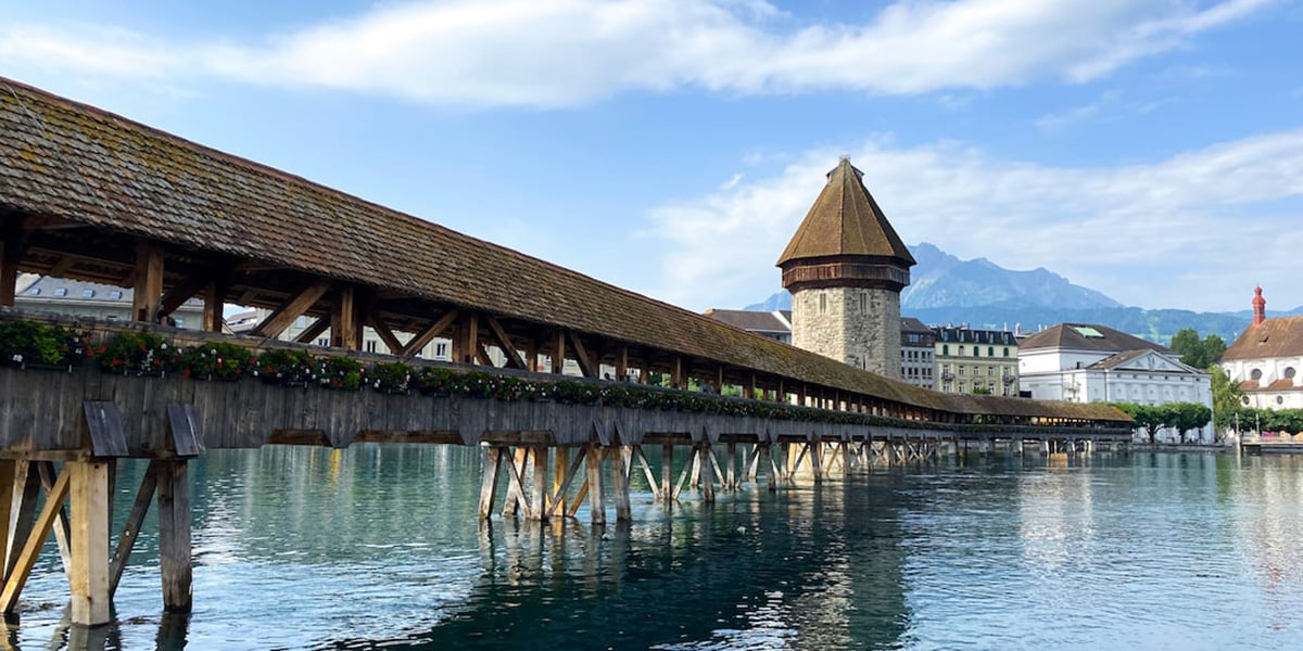 Lucerne, Lake Lucerne, Chapel Bridge, Rhine pilgrimage, Rhine cruise, Catholic pilgrimage, Switzerland