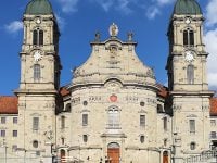Einsiedeln Black Madonna, Abbey St. Meinrad Switzerland hospitality