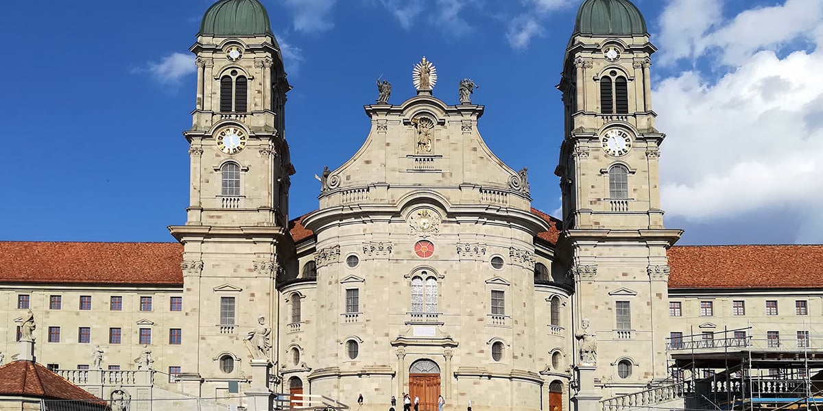 Einsiedeln Black Madonna, Abbey St. Meinrad Switzerland hospitality