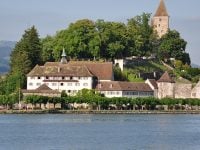 Rapperswil Switzerland, Lake Zurich, Rose City, St. Kunigunde, Chapel of St. Ursula, Rhine pilgrimage, Catholic pilgrimage, Einsiedeln Abbey, Rapperswil rose garden