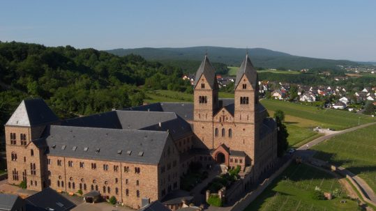 St. Saint Hildegard of Bingen, Catholic pilgrimage, Rhine pilgrimage, Eibingen, Eibingen Abbey Rüdesheim am Rhein