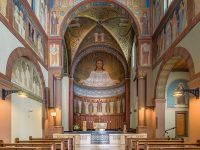 Abtei St. Hildegard, Rüdesheim, Nave and Sanctuary_b