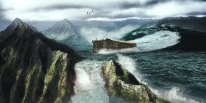 Noah's ark, flood, Lent B, 40 days,