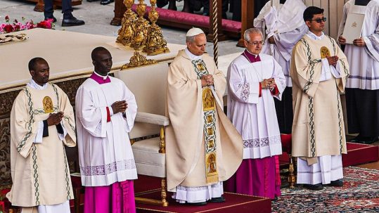 Homily, inaugural Mass, Pope Leo XIV, Holy Father