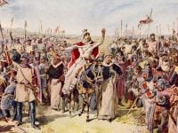 St. Peter Chrysologus, horse, shield, armor 1200x600