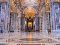 St. Peter's Baldacchino, basilica, the Vatican, 1200x600